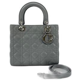 Bolsa cinza Christian Dior Marrom