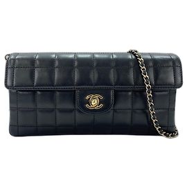 Borsa a tracolla Chanel Chocolate Bar Nero