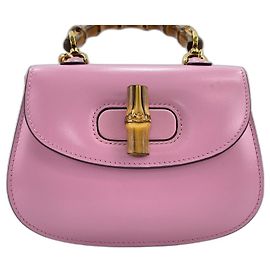 Sac à main Gucci Bamboo en rose Rose