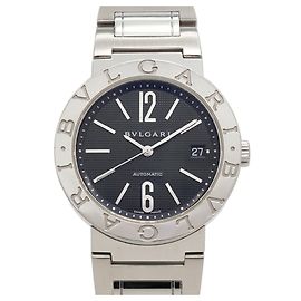 Bulgari Orologio da uomo Bvlgari BB38SS quadrante nero Altro