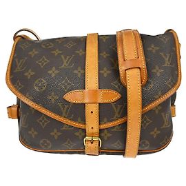 Louis Vuitton Saumur Monogram 30 Marrom