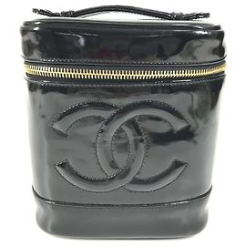 Borsa Vanity Chanel A01998 CC Coco Mark Logo Nero