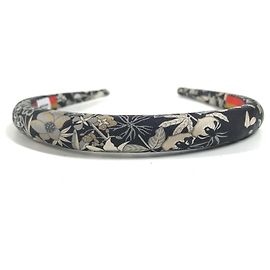 Hermès Cerchietto Alice in seta nera Hermes Nero