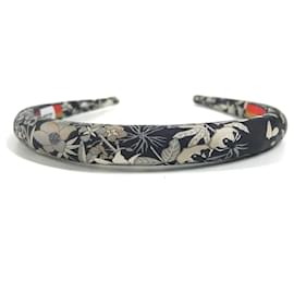 Hermès Hermes Black Silk Alice Band Black