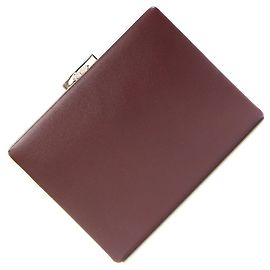 Tarjetero de cuero Bordeaux Cartier Burdeos
