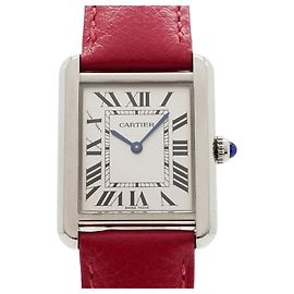 Orologio da donna Cartier Tank Solo SM WSTA0030 Quadrante Argento Altro