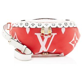 Bumbag Louis Vuitton Giant Monogram Canvas Vermelho