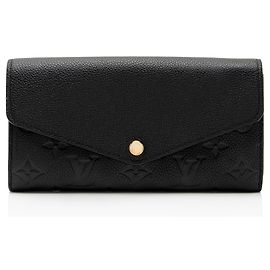 Portefeuille Sarah Monogram Empreinte Louis Vuitton Noir