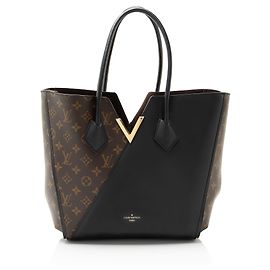 Louis Vuitton Monogram Canvas Kimono Tote Schwarz