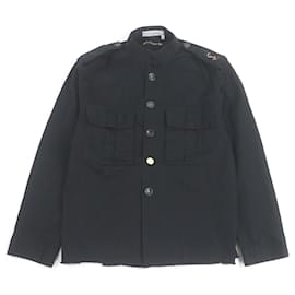 Yves Saint Laurent Materialjacke Schwarz