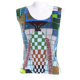 Issey Miyake Blusa PLEATS PLEASE Multi Polyester Multicor
