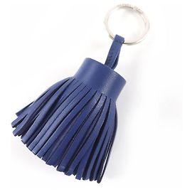 Hermès Hermes Carmen Bag Charm Key Ring Blue