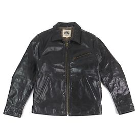Autre Marque LEATHER BOMU Horsehide Jacket Black