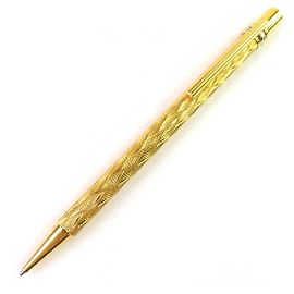 Cartier Trinity Wave Pattern Ballpoint Pen Golden