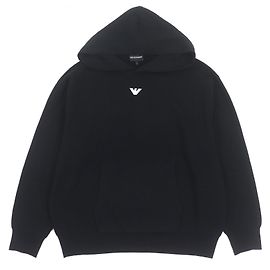 Emporio Armani Acryl-Hoodie Schwarz