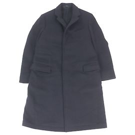 Hermès Chester46 Cashmere Coat Blue Navy blue