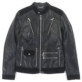 Dolce & Gabbana Dolce&Gabbana Cowhide Jacket Black