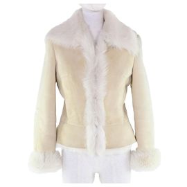Autre Marque EPOCA Lammlederjacke Beige