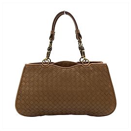 Sac à main Bottega Veneta Intrecciato Marron