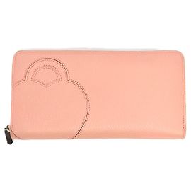 Tiffany & Co. Leather Long Wallet Pink