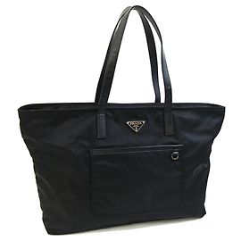 Borsa Tote Prada in Nylon Nero BR4338 Nero
