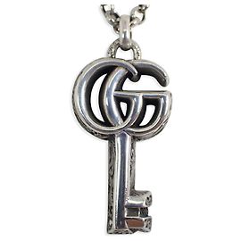Colar com pingente GUCCI 925 Double G Key Arabesque Outro