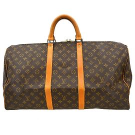 Louis Vuitton Keepall Monogram 55 Marron