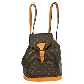 Louis Vuitton Vintage Montsouris Monogram Canvas MM Marrom