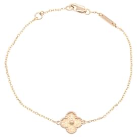Van Cleef & Arpels Vintage Alhambra Charm Bracelet Golden