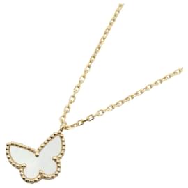 Collar Sweet Papillon de madreperla Van Cleef & Arpels Blanco Dorado