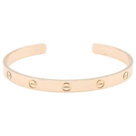 Bracelet Cartier Open Love en or rose 18K Doré