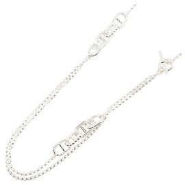 Hermès Collana lunga Hermes Chaine d'Ancre Area II Argento