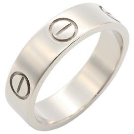 Anillo Cartier Love en oro blanco 18K Plata