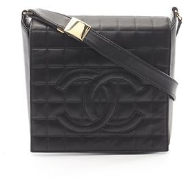 Borsa a tracolla Chanel Chocolate Bar Nero