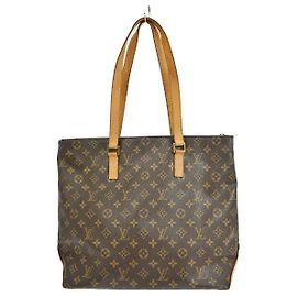 Louis Vuitton Cabas Mezzo Monogram Canvas Castaño