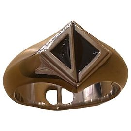 Polsini Christian Dior Logo Metal Argento