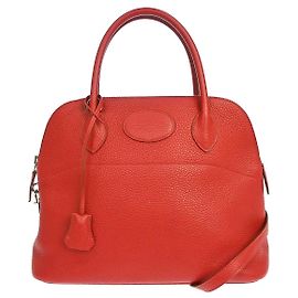 Hermès Hermes Bolide Clemence 31 Rouge