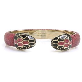 Bulgari Bvlgari BVLGARI Serpenti Metal Bangle Rosso D'oro