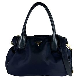 Prada Navy Handbag/Shoulder Bag Navy blue