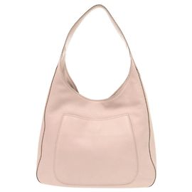 Sac à épaule Prada en cuir rose Rose