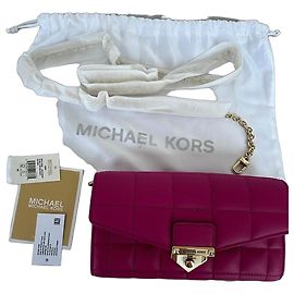 Borsa a tracolla Michael Kors trapuntata rosa Rosa