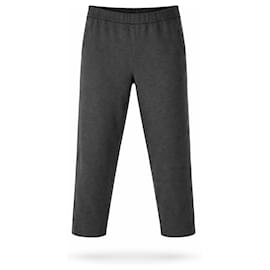 Autre Marque Arts & Science Charcoal Wool Knit Cropped Pants Dark grey
