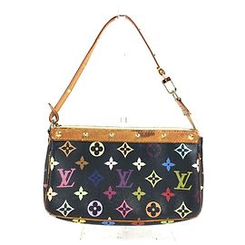 Bolso de hombro Louis Vuitton Monogram Multicolore Negro