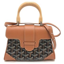 Bolsa Goyard Saigon Mini Soft Bag Marrom Preto
