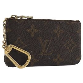 LOUIS VUITTON Monogram Pochette Cles Coin Purse M62650 LV Auth 195605A Monogram