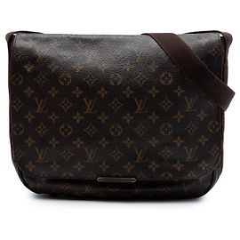 Bolsa Tiracolo Louis Vuitton Monogram Beaubourg Messenger MM Castanho Marrom