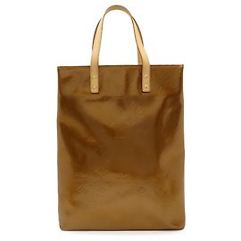 Sac Tote Louis Vuitton Monogram Vernis Reade MM Marron Marron