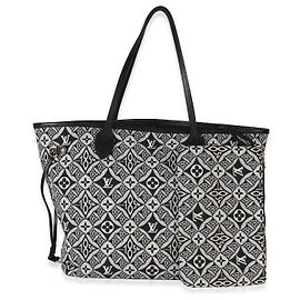 Louis Vuitton Black Since 1854 Jacquard Neverfull MM Black