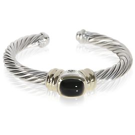 Bracciale Noblesse David Yurman in oro giallo, argento sterling e onice Altro