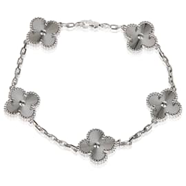 Bracelet Vintage Alhambra en Or Blanc Van Cleef & Arpels Autre